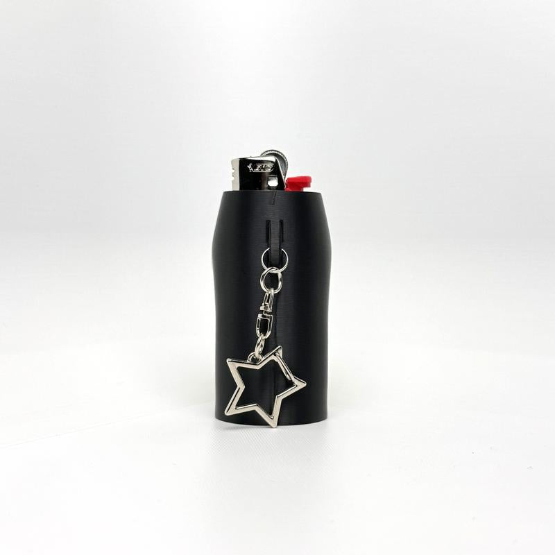 Ghost Face Lighter Sleeve Keychain Halloween BIC Accessory | Lightweight, Giftable Sleeve for Festivals & Everyday Use