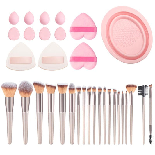 Makeup Brushes 33 Pcs Makeup Kit,Foundation Brush Eyeshadow Brush Make up Brushes Set (Pink, 33 Piece Set Large)