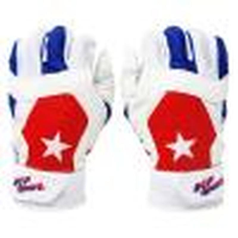 RCP Products Cuban Baseball and Softball Batting Gloves Rip and Tear Resistant Reinforced Crotch Adjustable Sizes Guantes De Bateo