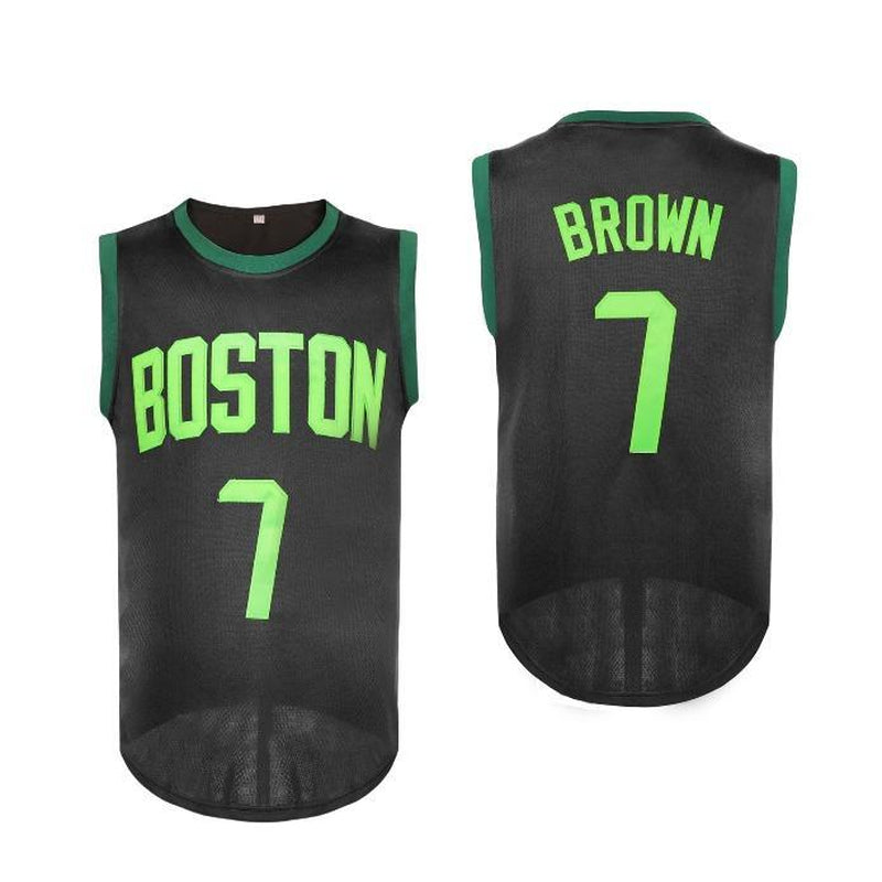 Men'S Boston Basketball Jersey, round Neck, Breathable and Quick-Drying, Retro Jersey, Sleeveless Vest, Casual Sportswear