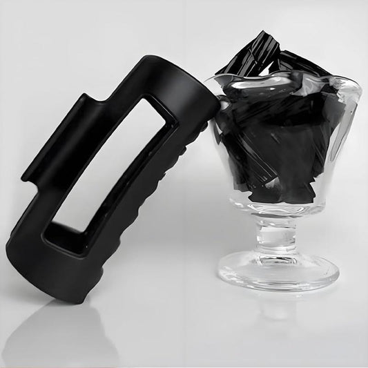 Soft Hair Clips for Women, Bendable Claw Clip, Non-Slip Square Squishy Silicone, Flexible Scalp-Safe Soft Cozy Clip, Unsnappable for Thick or Fine Hair, Strong Hold All-Day Comfort(Black and White)