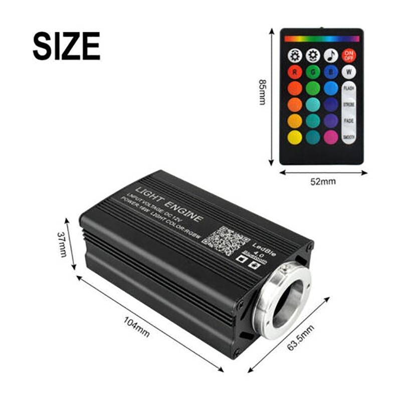 APLOS 500Pcs Fiber Optic Car Star Lights Headliner LED Roof Twinkle Ceiling Light