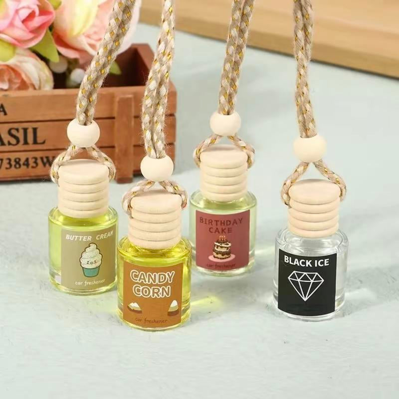 2PCS Scented Car Air Freshener - Hanging Aromatherapy for Long Lasting Scent Perfume, Car Pendant Accessories for Car Lovers Gift