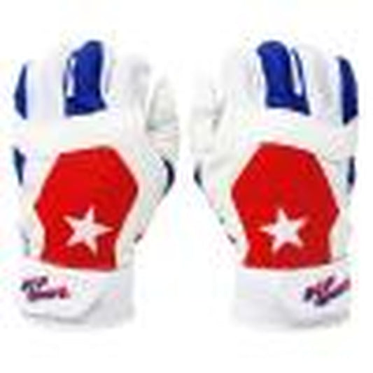 RCP Products Cuban Baseball and Softball Batting Gloves Rip and Tear Resistant Reinforced Crotch Adjustable Sizes Guantes De Bateo