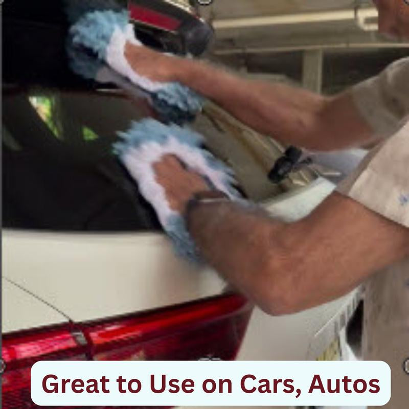 Stroll N Swipe Mopping Slippers. Walk and Mop Shoe Covers Slippers for Easy Floor Cleaning for Home, Kitchen, Office. Great for Wood, Tile, Laminate Flooring and More