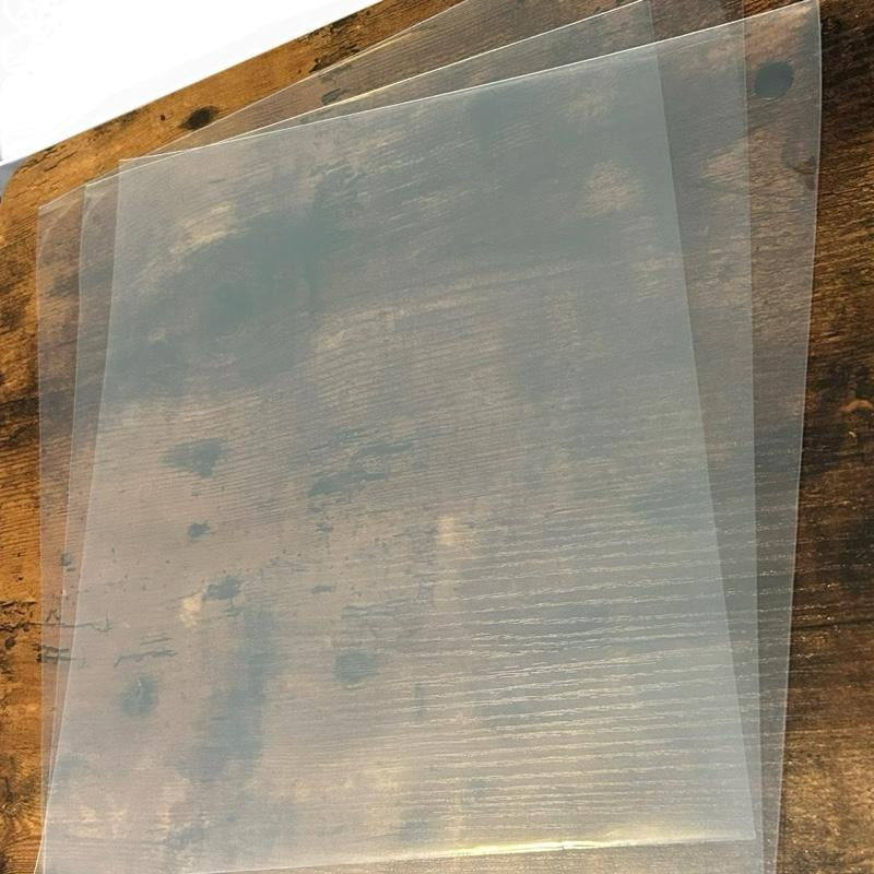 100 Clear Plastic LP Outer Sleeves 3 Mil. Vinyl Record Album Covers