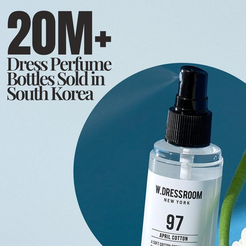 [W.Dressroom] Fresh & Clean Collection (No.45 & 53) - Korean Clean Girl Scent for Clothes, Fabrics, Rooms, Cars, Natural Odor Eliminator, Anti-Bacterial Perfume Mist, Hypoallergenic