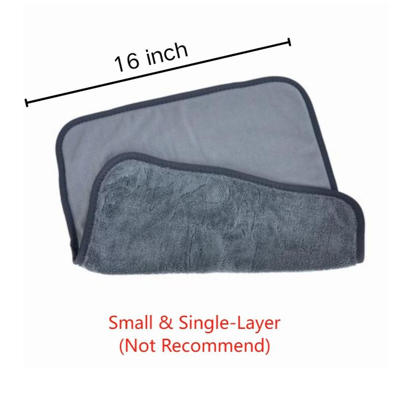 DALUCO Twist Ring Ultra-Absorbent Car Drying Towel, Ultra-Absorbent Car Towel, Car Drying Towel, 1300GSM Microfiber Towel