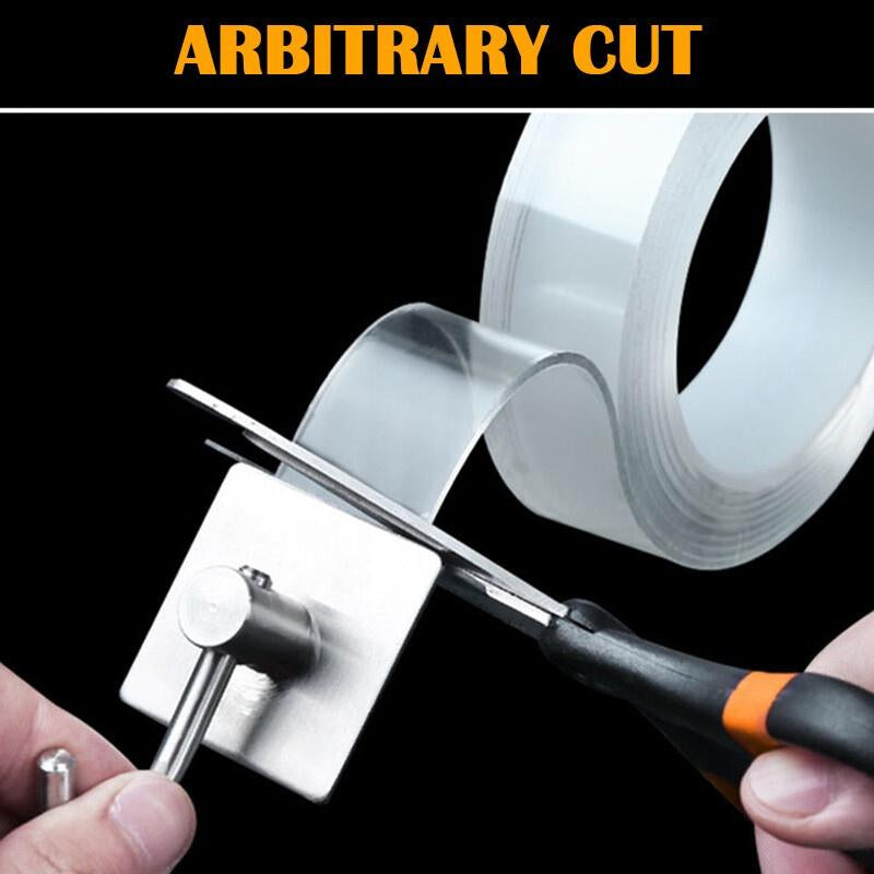 3X Tape Double Sided Adhesive Removable Heavy Duty Invisible Mounting Nano US Indoor Waterproof 10 Ft Clear Tape for Pictures Car Phone Holders Wall Stickers Hooks Sticky Pads