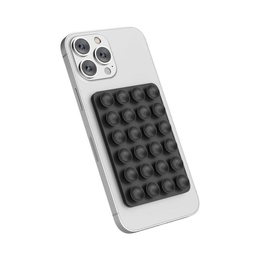 2CPS Suction Phone Case Adhesive Mount Silicon Sticky Phone Grip Hands-Free Mirror Shower Mobile Holder Accessories for Selfies and Videos