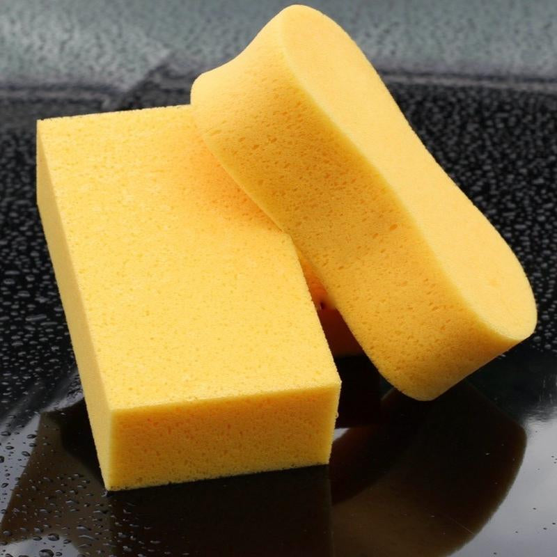 The Midas Sponge Set - Large Sponges for Cleaning - 2 Pack - Multi-Purpose Cleaning Sponge, Large Sponges for Cleaning, Household Cleaning Sponges, Tile Grout Sponge, Sponges for Painting, Large Sponge for Washing Cars Compostable