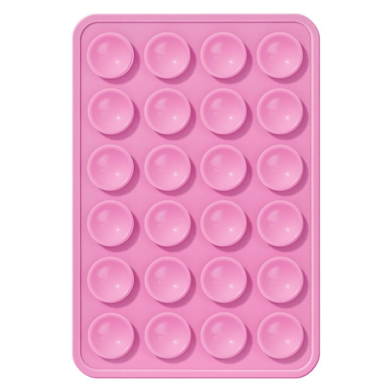 2CPS Suction Phone Case Adhesive Mount Silicon Sticky Phone Grip Hands-Free Mirror Shower Mobile Holder Accessories for Selfies and Videos