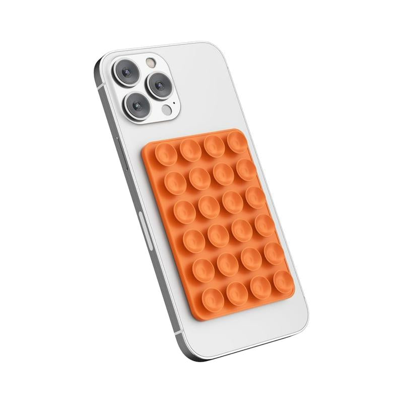 2CPS Suction Phone Case Adhesive Mount Silicon Sticky Phone Grip Hands-Free Mirror Shower Mobile Holder Accessories for Selfies and Videos