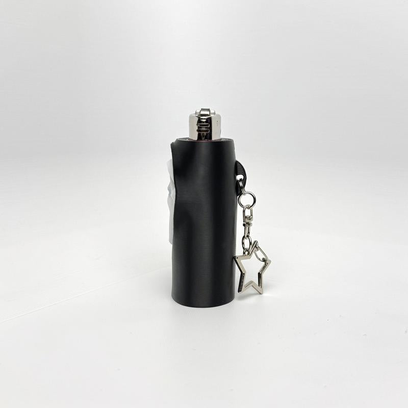 Ghost Face Lighter Sleeve Keychain Halloween BIC Accessory | Lightweight, Giftable Sleeve for Festivals & Everyday Use
