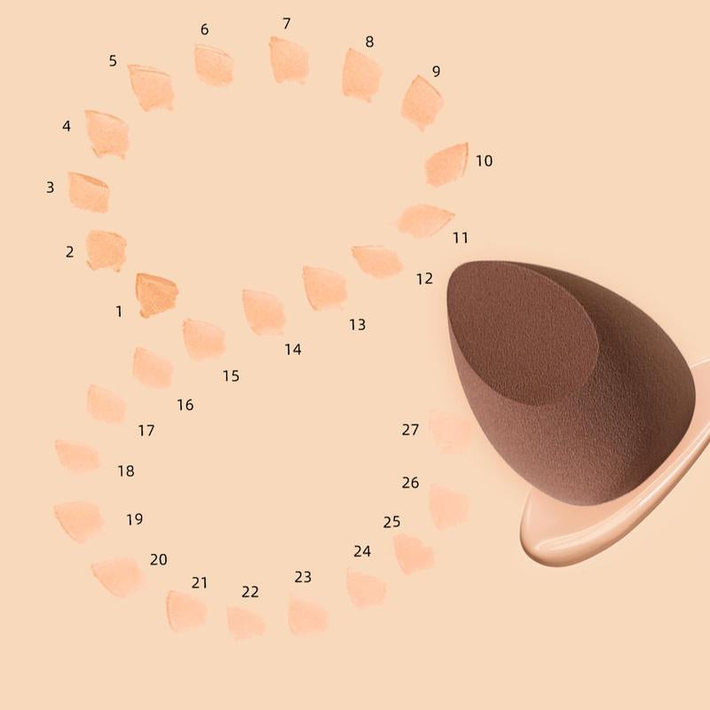 Makeup Tools Set for Women Summer Makeup, 9 Counts/Set Including 6 Beauty Blender & 3 Makeup Powder Puffs, Cosmetics Makeup Tool Soft Cosmetic Accessories for Contouring, Blending, Facial Detailing