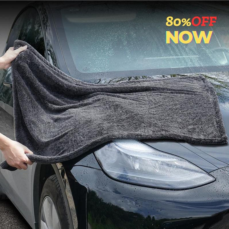 DALUCO Twist Ring Ultra-Absorbent Car Drying Towel, Ultra-Absorbent Car Towel, Car Drying Towel, 1300GSM Microfiber Towel