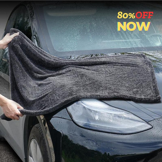 DALUCO Twist Ring Ultra-Absorbent Car Drying Towel, Ultra-Absorbent Car Towel, Car Drying Towel, 1300GSM Microfiber Towel