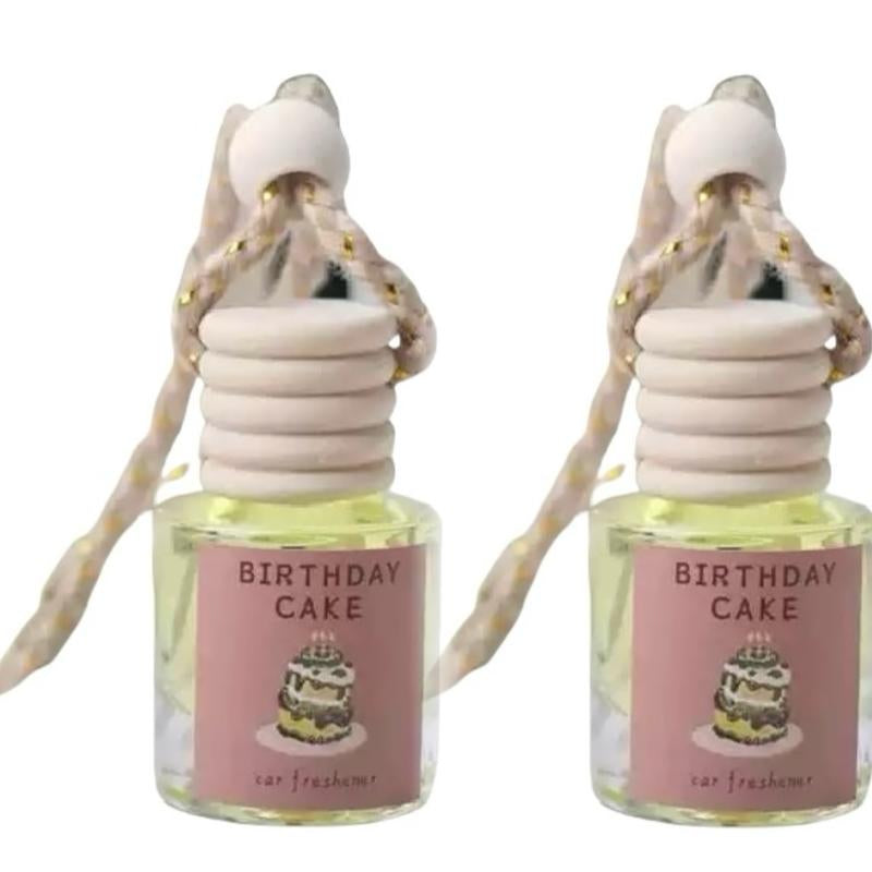2PCS Scented Car Air Freshener - Hanging Aromatherapy for Long Lasting Scent Perfume, Car Pendant Accessories for Car Lovers Gift