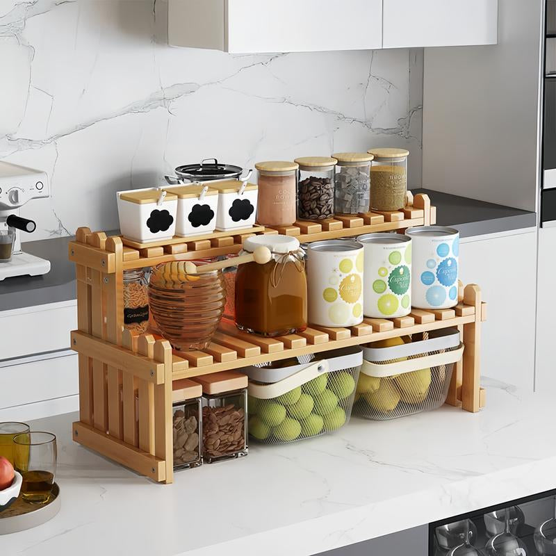 Trending Bamboo Desk Rack, 3-In-1 Plant Display & Storage Small Space Divider Home/Office/Balcony, Stylish MULTI-TIER Plant Stand, Double Duty: Plant Shelf + Book Organizer Natural Wood & Modern Design Perfect for Plant Moms/Dads! Wooden