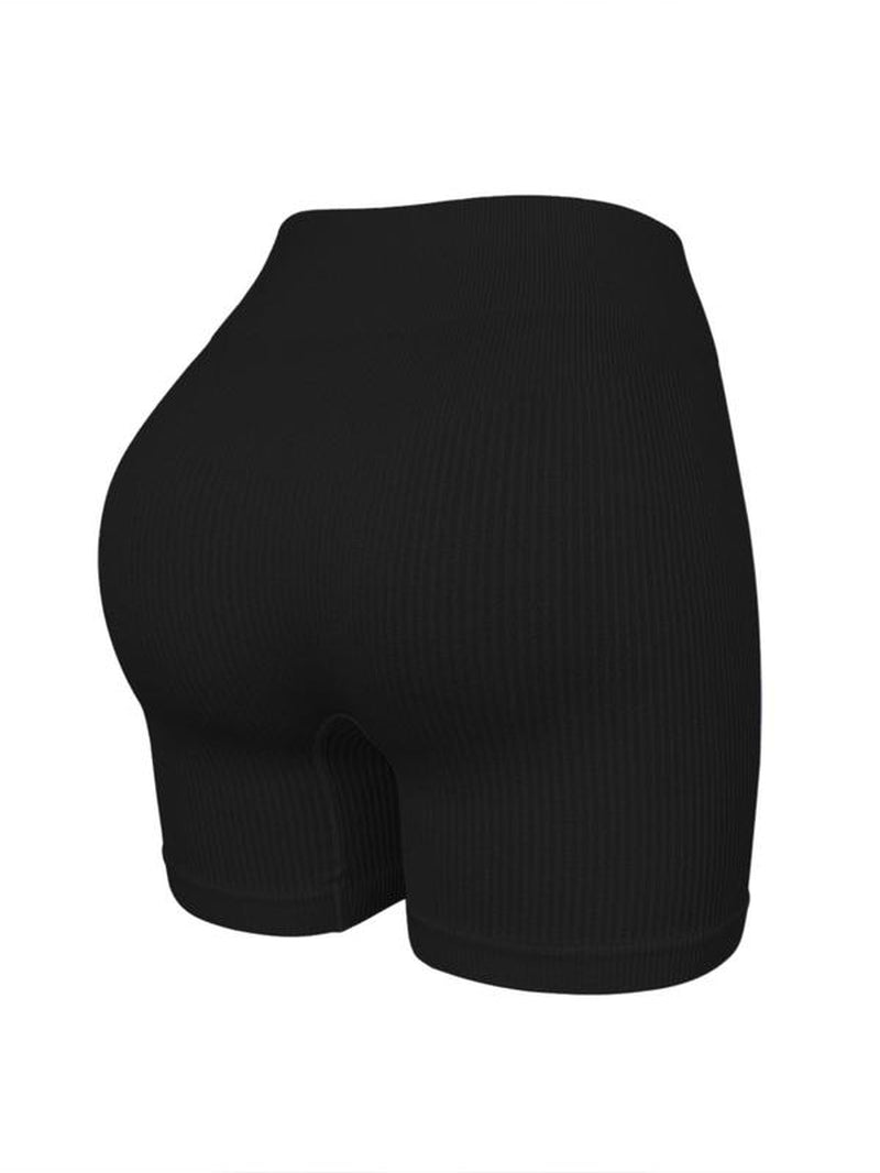 Women'S Solid High Waist Sports Gym Shorts, Casual Comfy Breathable Seamless Skinny Biker Shorts for Gym Workout Cycling Running, Summer Outfits 2024, Women Sport & Outdoor Clothing for Summer