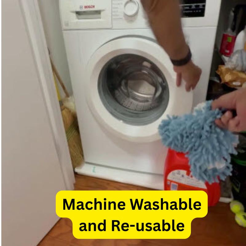 Stroll N Swipe Mopping Slippers. Walk and Mop Shoe Covers Slippers for Easy Floor Cleaning for Home, Kitchen, Office. Great for Wood, Tile, Laminate Flooring and More