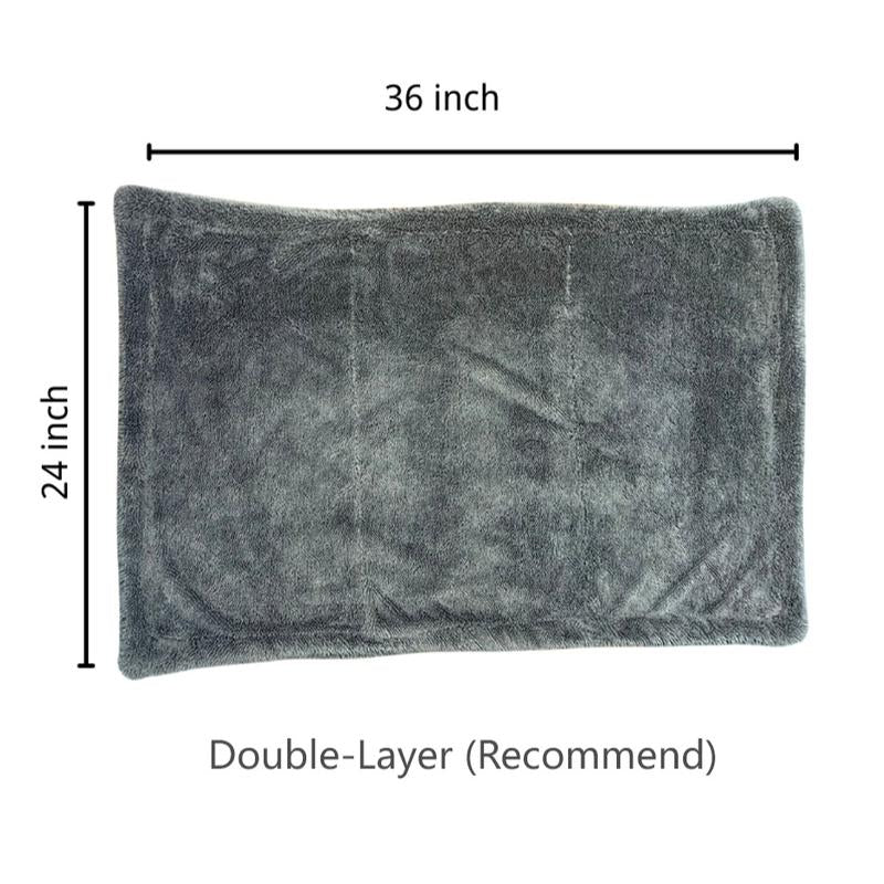 DALUCO Twist Ring Ultra-Absorbent Car Drying Towel, Ultra-Absorbent Car Towel, Car Drying Towel, 1300GSM Microfiber Towel